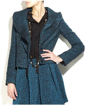 Costum din tweed Emanuel Ungaro           