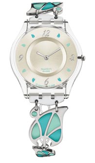 ceas Swatch cu verde