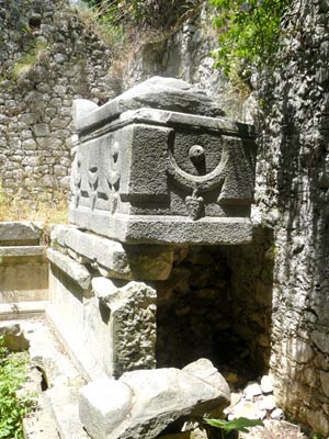 ruine in Olympos