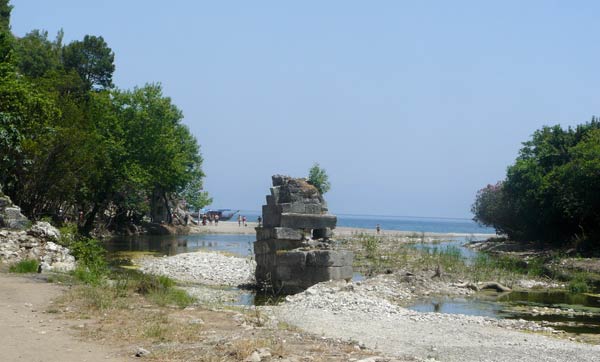 vedere spre mare din Olympos