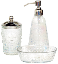 Set de baie, din sticla, Exotique