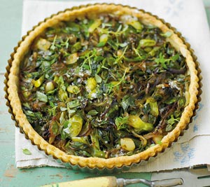 Tarta, ceapa, branza