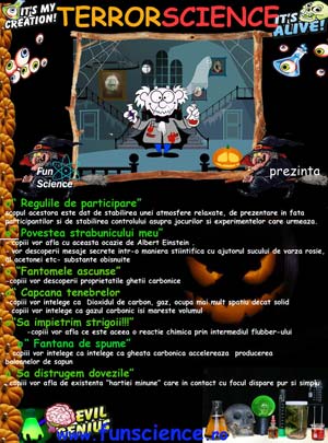 Laborator educativ pentru copii sustinut de Fun Science si Joy Club
