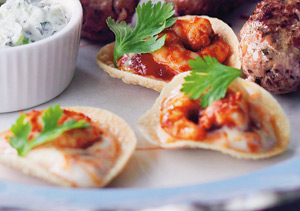 Chips, creveti