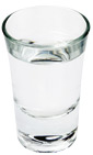 Vodca, pahar