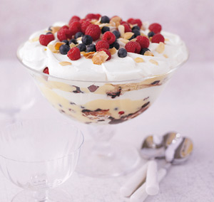 Desert, frisca, fructe de padure