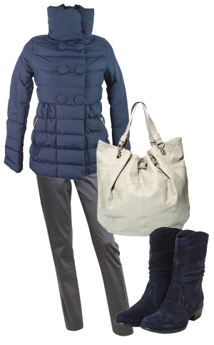 haina, cizme, pantaloni, geanta