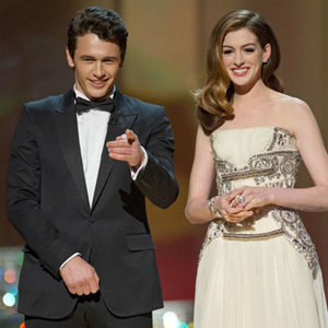 Premiile Oscar, James Franco si Anne Hathaway