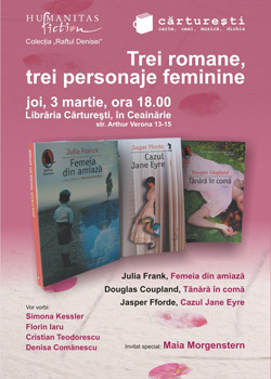 Humanitas Fiction, colectia Raftul Denisei, lansare