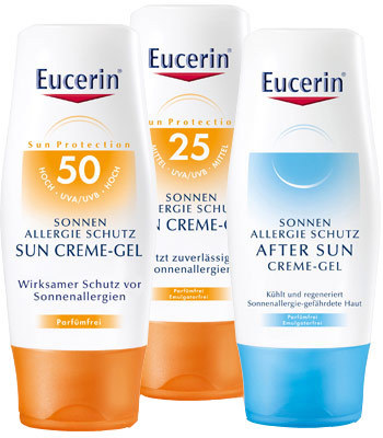 Eucerin, PRODUSE IMPOTRIVA ALERGIILOR SOLARE