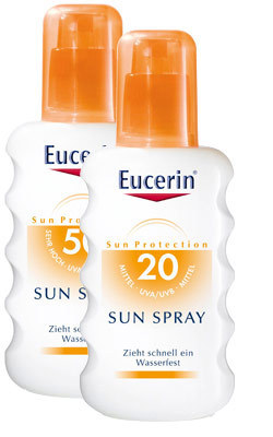 Eucerin, Sprayuri pentru protectie solara