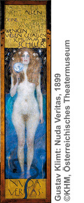 Gustav Klimt: Nuda Veritas, 1899 ©KHM, Österreichisches Theatermuseum