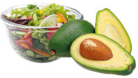 Salata + nuci sau avocado