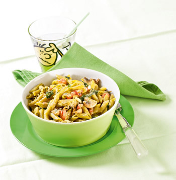 Mini penne gratinate