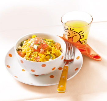 Salata caprese cu mini farfale