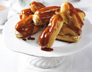 Eclere cu caramel