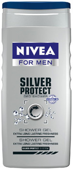 Gel de dus NIVEA FOR MEN Silver Protect