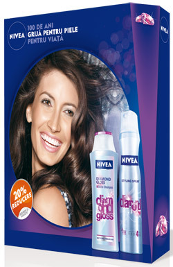 Pachetul Nivea Diamond Gloss