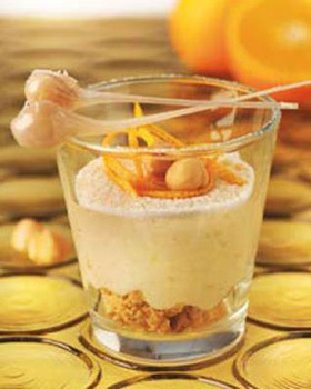 Crema mascarpone cu alune si portocale