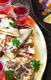 Lipii mexicane cu branza topita si ceapa
