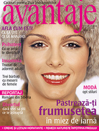 Revista Avantaje, coperta