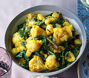 Aloo gobi saag
